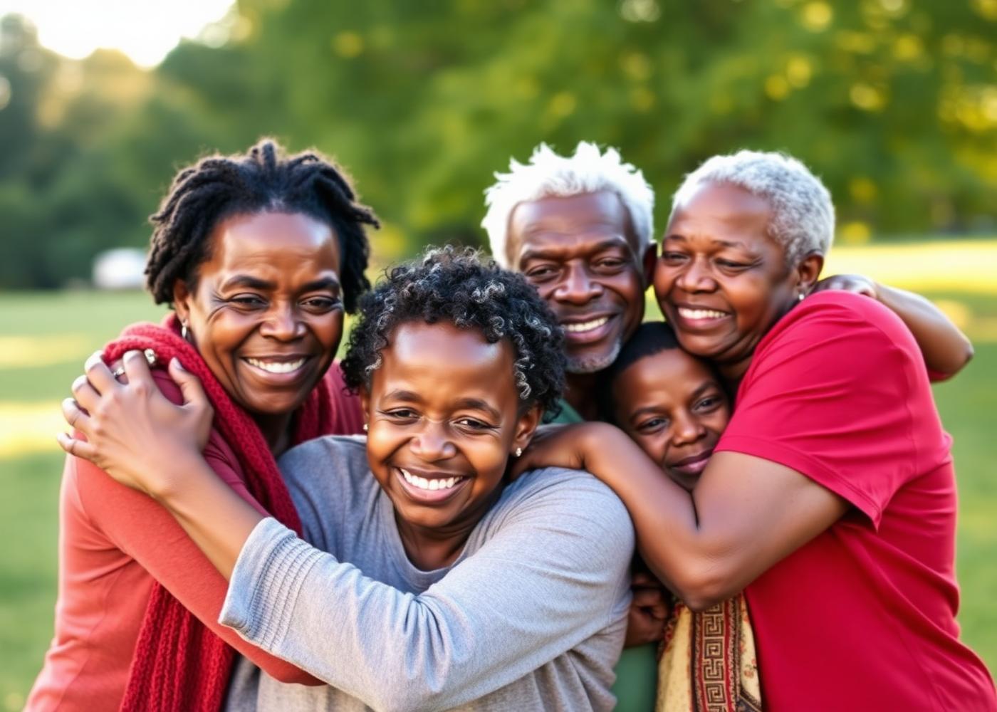 Multigenerational Black family